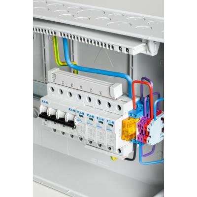 Solarmi AC40N0 osazený rozvaděč pro fotovoltaiku, jističe, chránič, N0, 3f, 40A