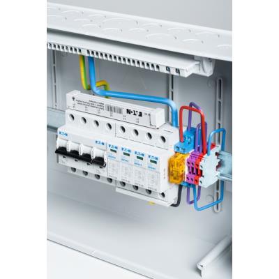 Solarmi AC32N0 osazený rozvaděč pro fotovoltaiku, jističe, chránič, N0, 3f, 32A