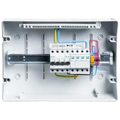 Solarmi AC25N0 osazený rozvaděč pro fotovoltaiku, jističe, chránič, N0, 3f, 25A