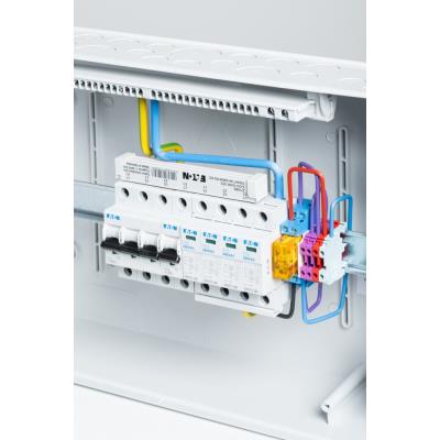 Solarmi AC25N0 osazený rozvaděč pro fotovoltaiku, jističe, chránič, N0, 3f, 25A