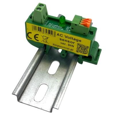 TINYCONTROL senzor síťového napětí  na DIN lištu pro LK3 & LK4