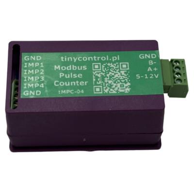 TINYCONTROL čítač pulsů tMPC-04 Modbus pro LK3 a LK4