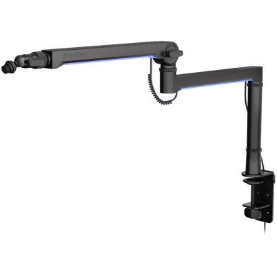 Endorfy rameno na mikrofon Broadcast Low Profile RGB Boom Arm / 360st. rotace / kulová hlava / LED osvětlení