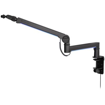 Endorfy rameno na mikrofon Broadcast Low Profile RGB Boom Arm / 360st. rotace / kulová hlava / LED osvětlení