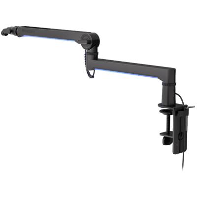 Endorfy rameno na mikrofon Broadcast Low Profile RGB Boom Arm / 360st. rotace / kulová hlava / LED osvětlení