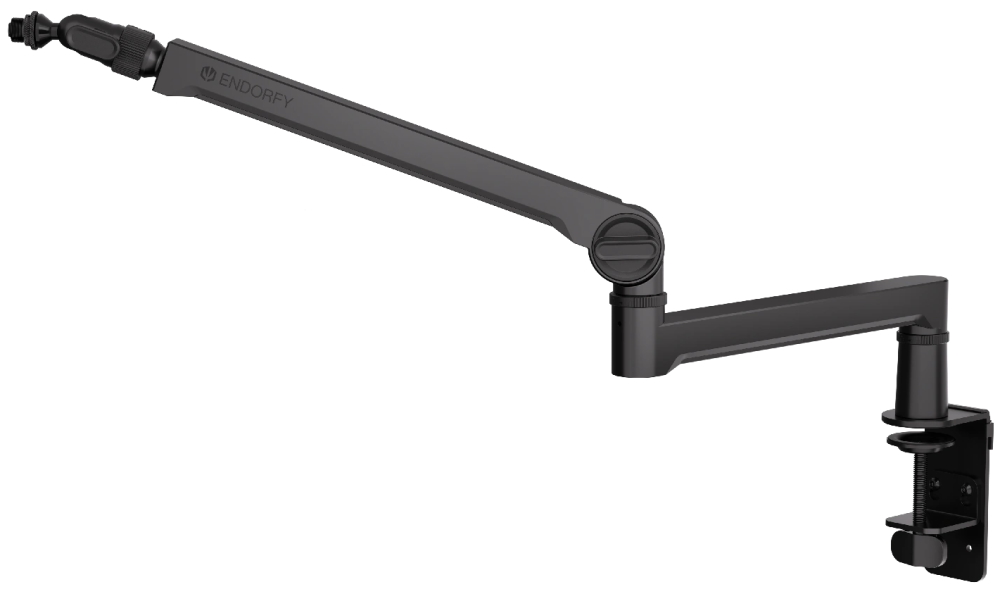Endorfy rameno na mikrofon Broadcast Low Profile Boom Arm / 360st. rotace / kulová hlava / černý