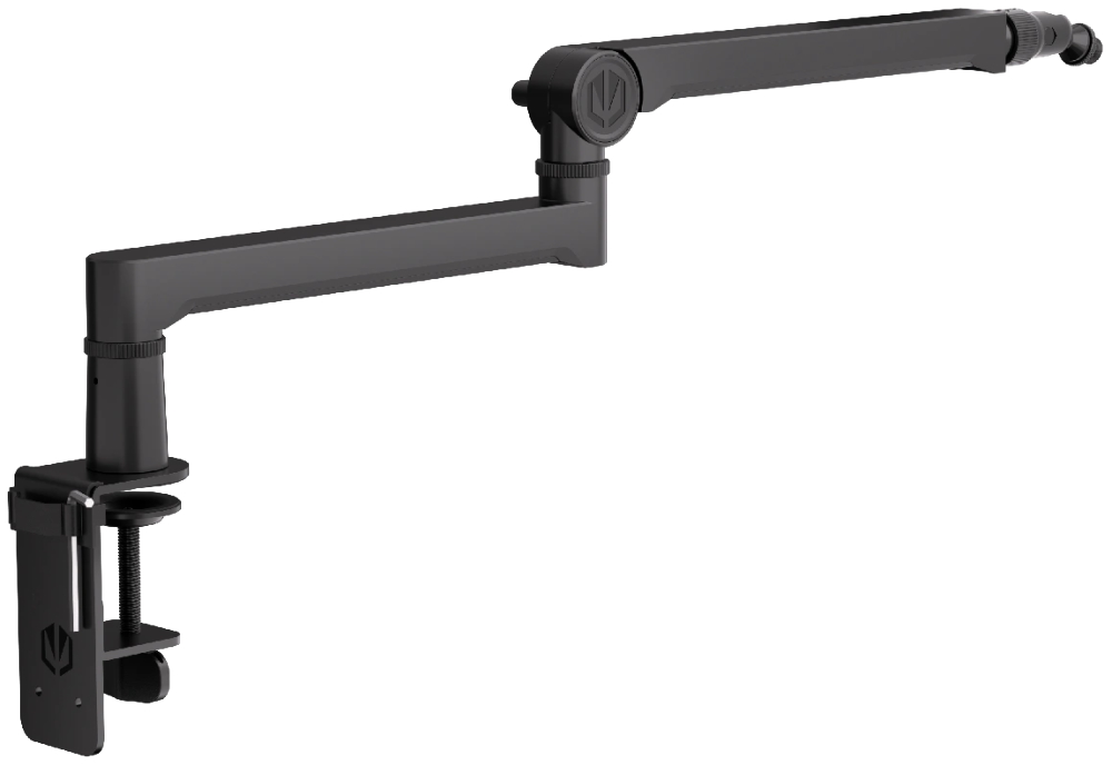 Endorfy rameno na mikrofon Broadcast Low Profile Boom Arm / 360st. rotace / kulová hlava / černý