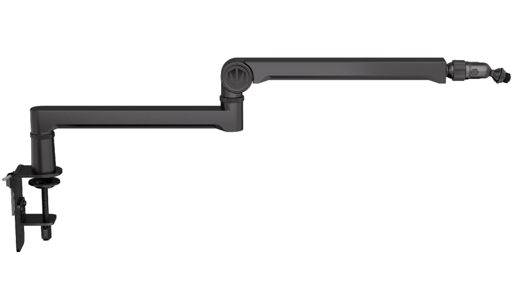 Endorfy rameno na mikrofon Broadcast Low Profile Boom Arm / 360st. rotace / kulová hlava / černý