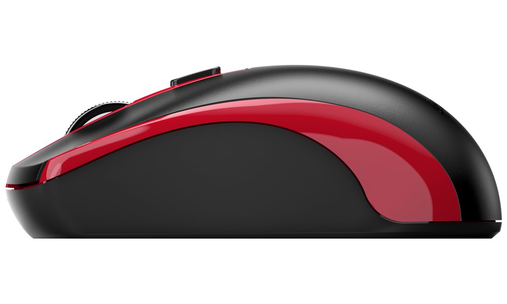 GENIUS ECO-8150 Red/ 1200 dpi/ bezdrátová/ dobíjecí/ Copilot/ 4tlačítková/ černočervená