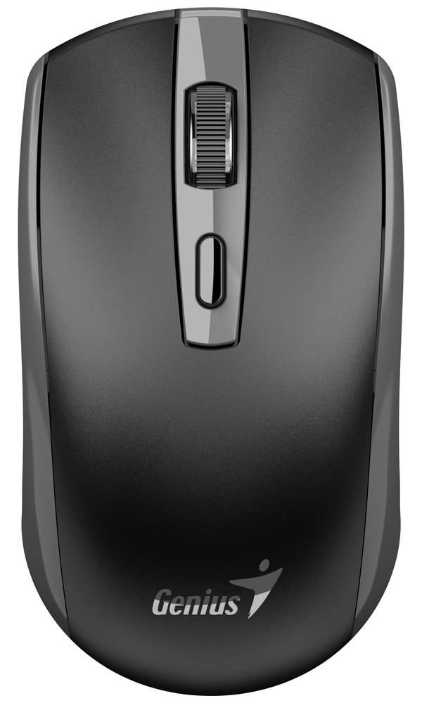 GENIUS ECO-8150 BlackGrey/ 1200 dpi/ bezdrátová/ dobíjecí/ Copilot/ 4tlačítková/ černošedá