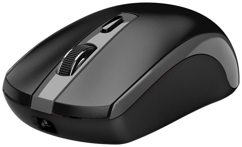 GENIUS ECO-8150 BlackGrey/ 1200 dpi/ bezdrátová/ dobíjecí/ Copilot/ 4tlačítková/ černošedá