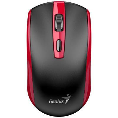 GENIUS ECO-8150 Red/ 1200 dpi/ bezdrátová/ dobíjecí/ Copilot/ 4tlačítková/ černočervená