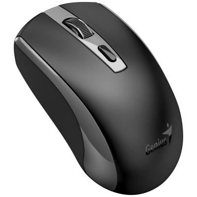 GENIUS ECO-8150 BlackGrey/ 1200 dpi/ bezdrátová/ dobíjecí/ Copilot/ 4tlačítková/ černošedá