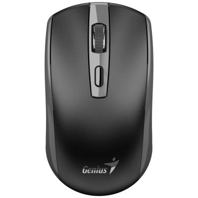 GENIUS ECO-8150 BlackGrey/ 1200 dpi/ bezdrátová/ dobíjecí/ Copilot/ 4tlačítková/ černošedá