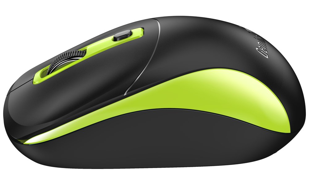 GENIUS NX-7123 BlackGreen/ 1200 dpi/ bezdrátová/ Copilot/ 4tlačítková/ černozelená