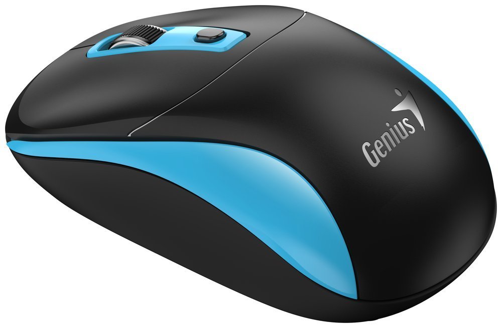 GENIUS NX-7123 BlackBlue/ 1200 dpi/ bezdrátová/ Copilot/ 4tlačítková/ černomodrá