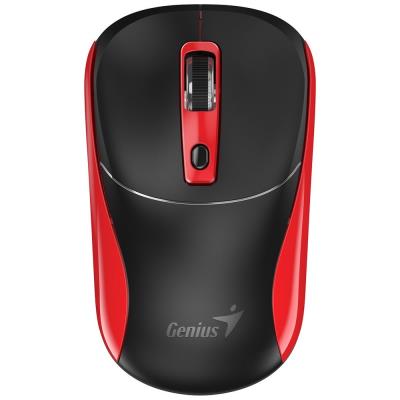 GENIUS NX-7123 BlackRed/ 1200 dpi/ bezdrátová/ Copilot/ 4tlačítková/ černočervená