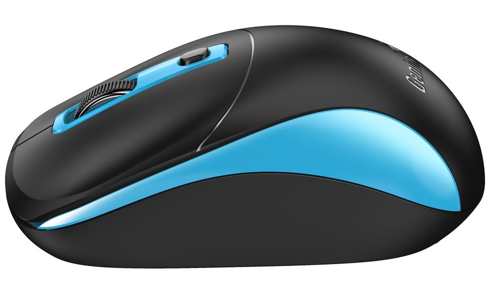 GENIUS NX-7123 BlackBlue/ 1200 dpi/ bezdrátová/ Copilot/ 4tlačítková/ černomodrá