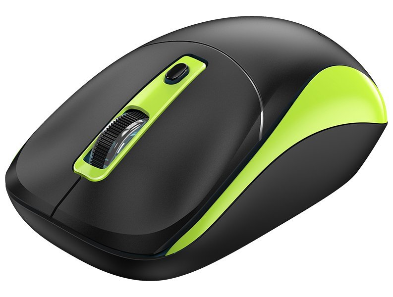 GENIUS NX-7123 BlackGreen/ 1200 dpi/ bezdrátová/ Copilot/ 4tlačítková/ černozelená