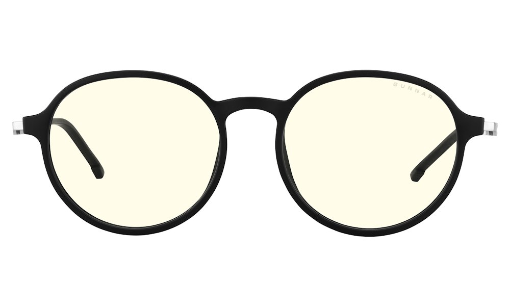 GUNNAR kancelářske/herní brýle LOOP ONYX/MERCURY  * čirá  skla  * BLF 35 *GUNNAR focus