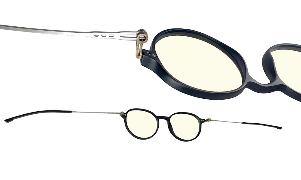 GUNNAR kancelářske/herní brýle LOOP ONYX/MERCURY  * čirá  skla  * BLF 35 *GUNNAR focus