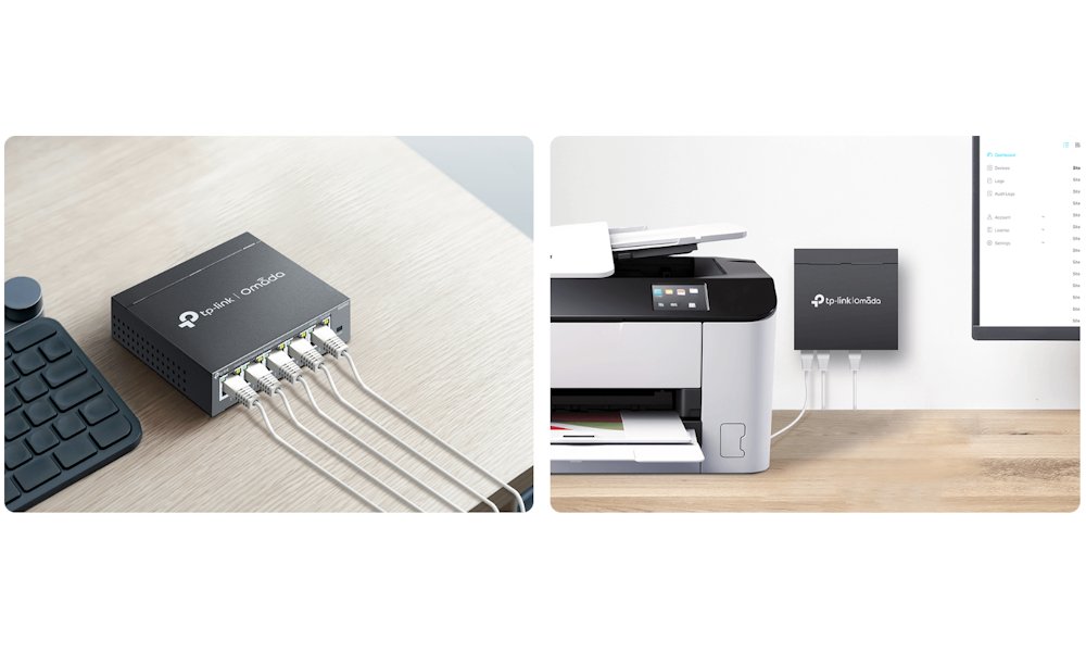 TP-Link ES205G, Omada 5-Port Gigabit Easy Managed Switch, 5x GLAN