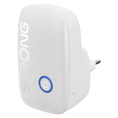 STRONG Dual Band opakovač 1200/ Wi-Fi standard 802.11a/b/g/n/ac/ 1200 Mbit/s/ 1x LAN/ 1x zásuvka/ noční světlo/ bílý