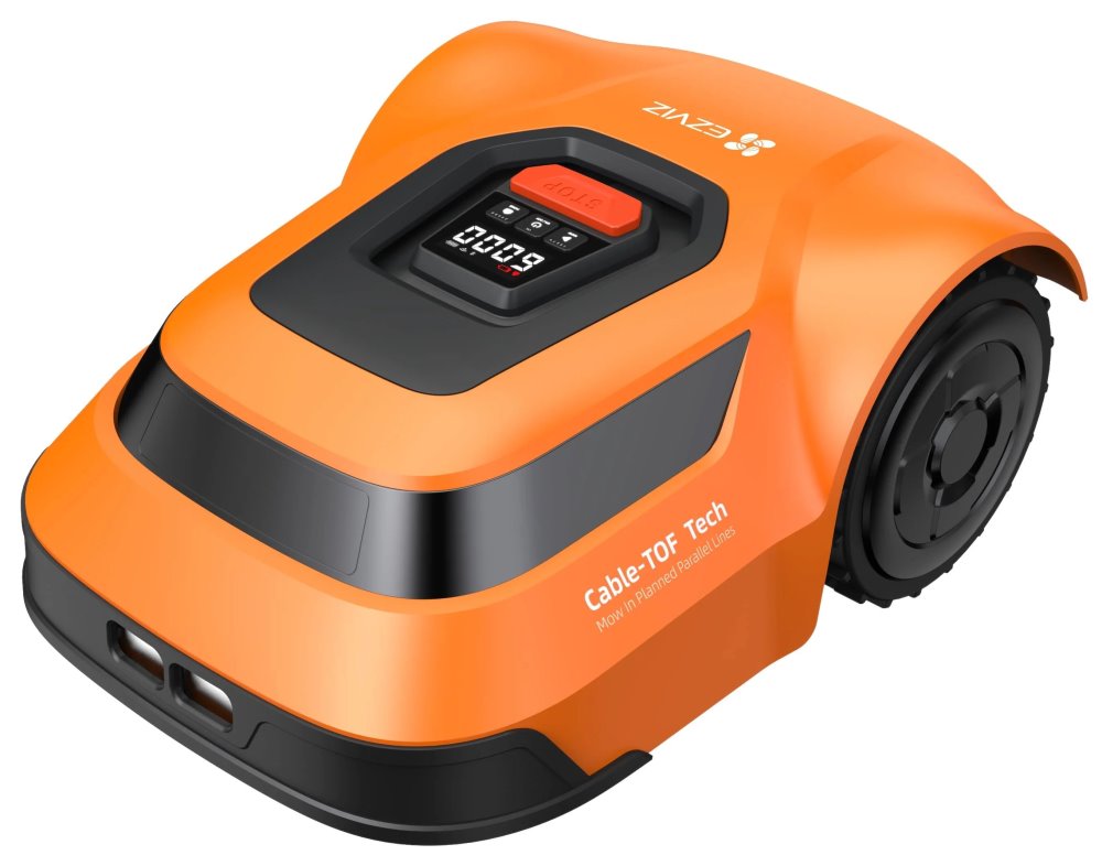 EZVIZ chytrá sekačka RM600/ plocha až 600 m2/ C-TOF/ IPX6/ 606 x 420 x 258 mm/ oranžová