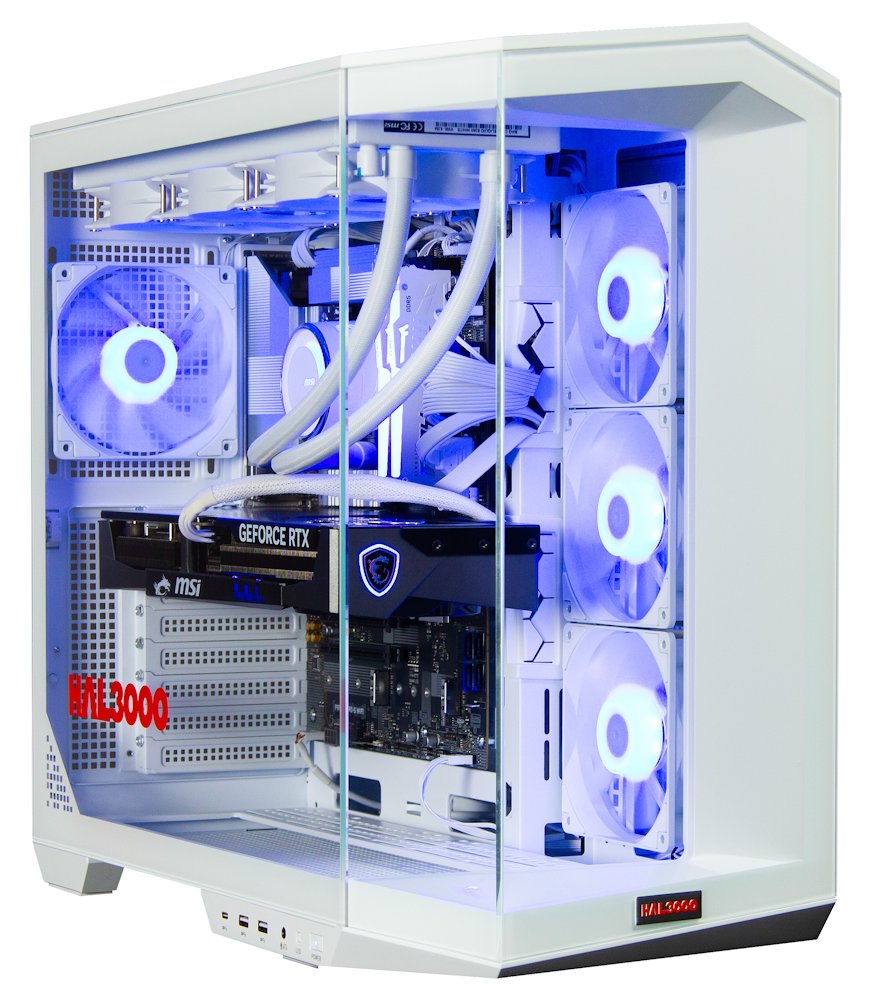HAL3000 Master Gamer Ultimate-K White / Intel Core Ultra 7 265KF/ 32GB DDR5/ RTX 5080/ 2TB PCIe4 SSD/ WiFi/ W11