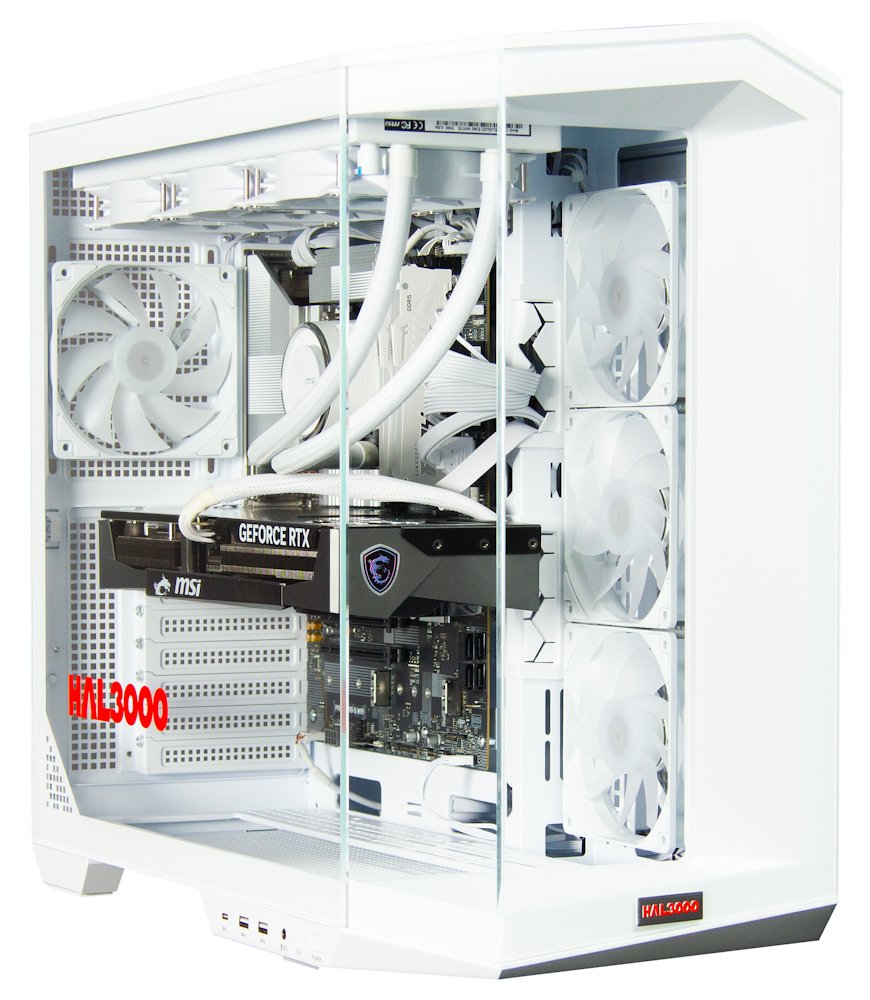HAL3000 Master Gamer Ultimate-K White / Intel Core Ultra 7 265KF/ 32GB DDR5/ RTX 5080/ 2TB PCIe4 SSD/ WiFi/ W11