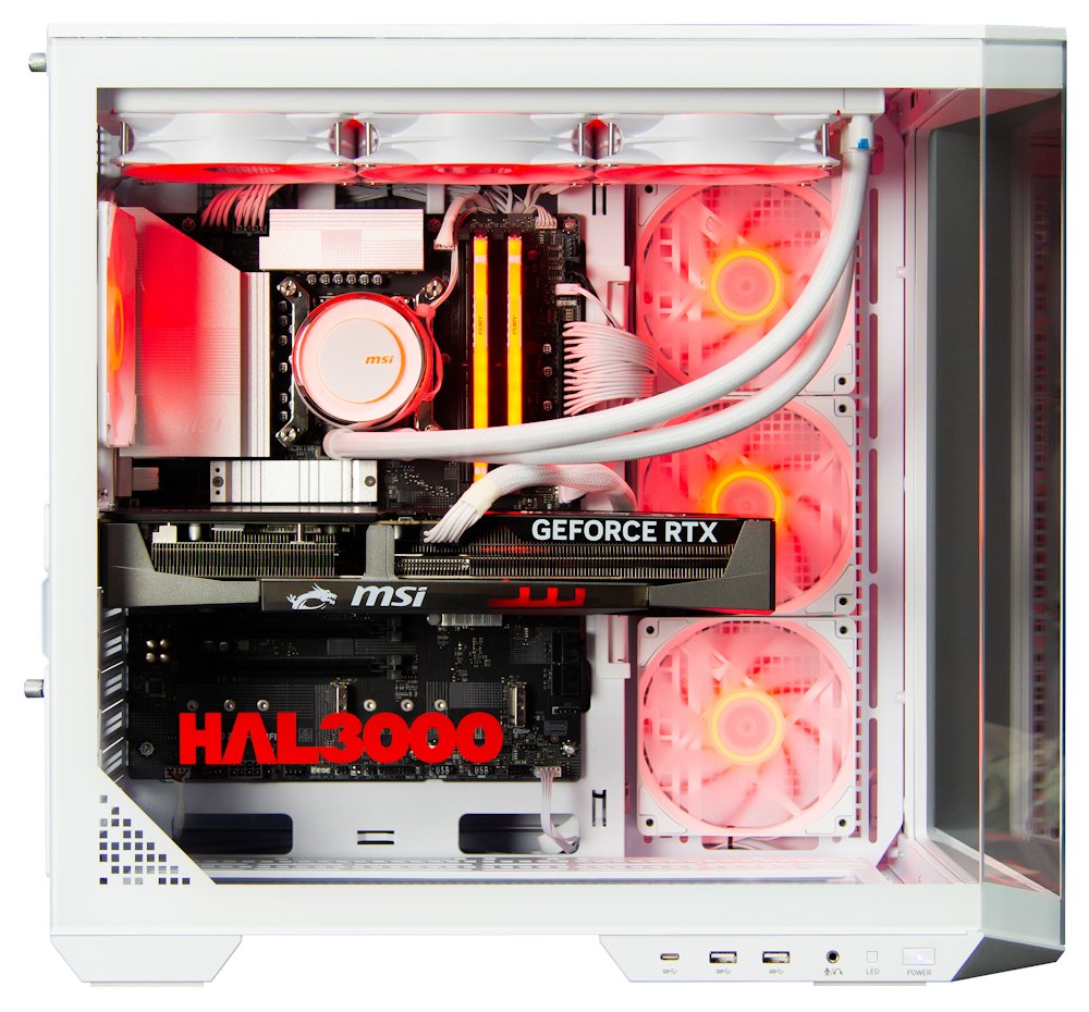 HAL3000 Master Gamer Ultimate-K White / Intel Core Ultra 7 265KF/ 32GB DDR5/ RTX 5080/ 2TB PCIe4 SSD/ WiFi/ W11
