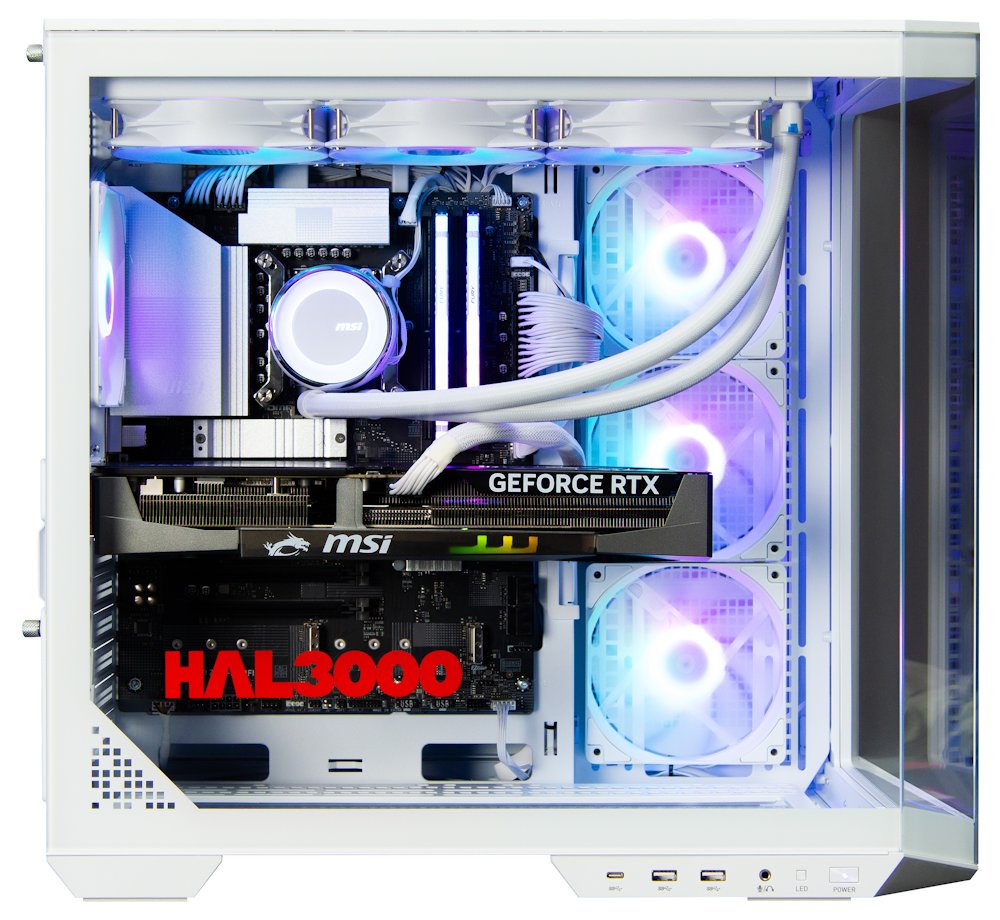 HAL3000 Master Gamer Ultimate-K White / Intel Core Ultra 7 265KF/ 32GB DDR5/ RTX 5080/ 2TB PCIe4 SSD/ WiFi/ W11