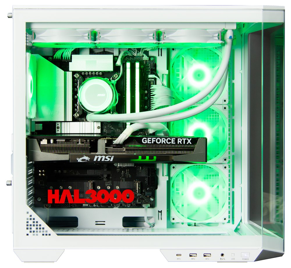 HAL3000 Master Gamer Ultimate-K White / Intel Core Ultra 7 265KF/ 32GB DDR5/ RTX 5080/ 2TB PCIe4 SSD/ WiFi/ W11