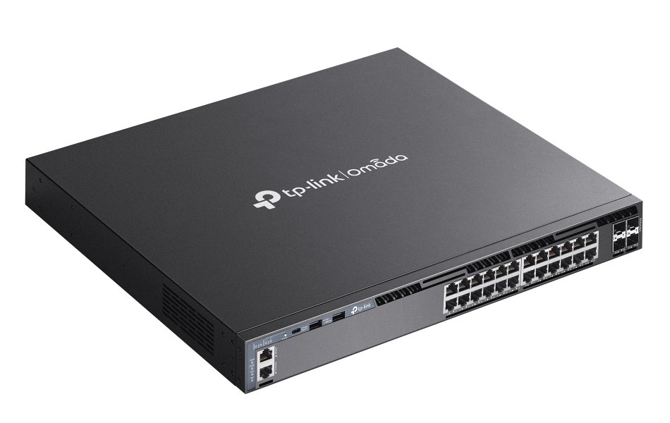 TP-Link SG6428X, Omada 24-Port Gigabit L3 Switch, 24x GLAN, 4x 10GB SFP+, 2x USB, 1U
