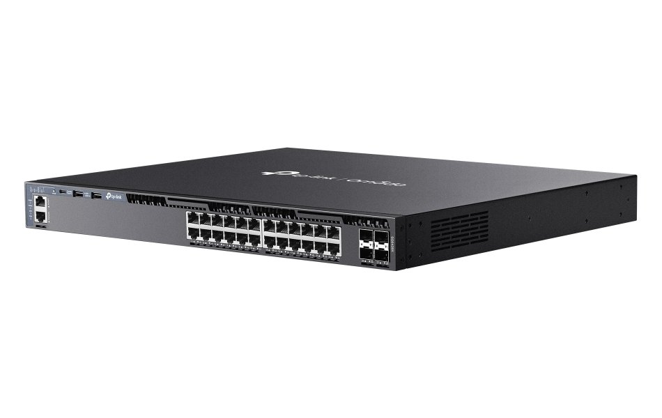 TP-Link SG6428X, Omada 24-Port Gigabit L3 Switch, 24x GLAN, 4x 10GB SFP+, 2x USB, 1U
