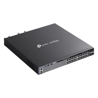 TP-Link SG6428XHP, Omada 24-Port Gigabit L3 PoE Switch, 24x GLAN PoE+, 4x 10GB SFP+, 720W PoE budget