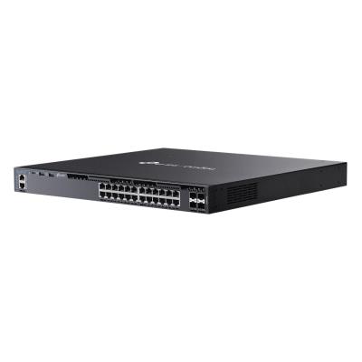 TP-Link SG6428XHP, Omada 24-Port Gigabit L3 PoE Switch, 24x GLAN PoE+, 4x 10GB SFP+, 720W PoE budget
