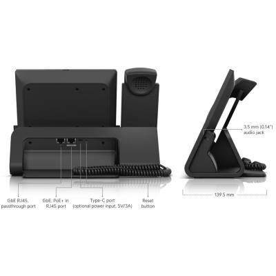 Ubiquiti UniFi Phone G3 Touch Enterprise - IP telefon, 7" dotykový displej, 5Mpx kamera, Wi-Fi, Bluetooth, PoE+