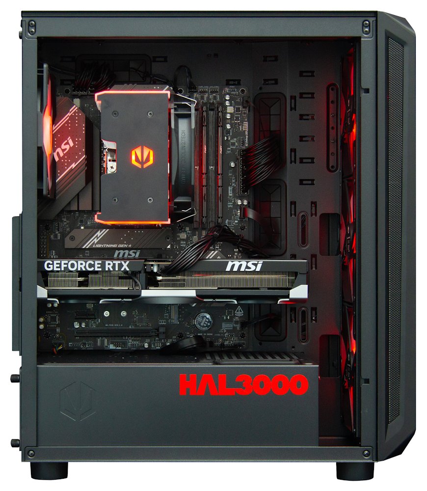 HAL3000 Alfa Gamer Pro Ti / AMD Ryzen 7 7800X3D/ 32GB DDR5/ RTX 5070 Ti/ 2TB PCIe4 SSD/ WiFi/ W11