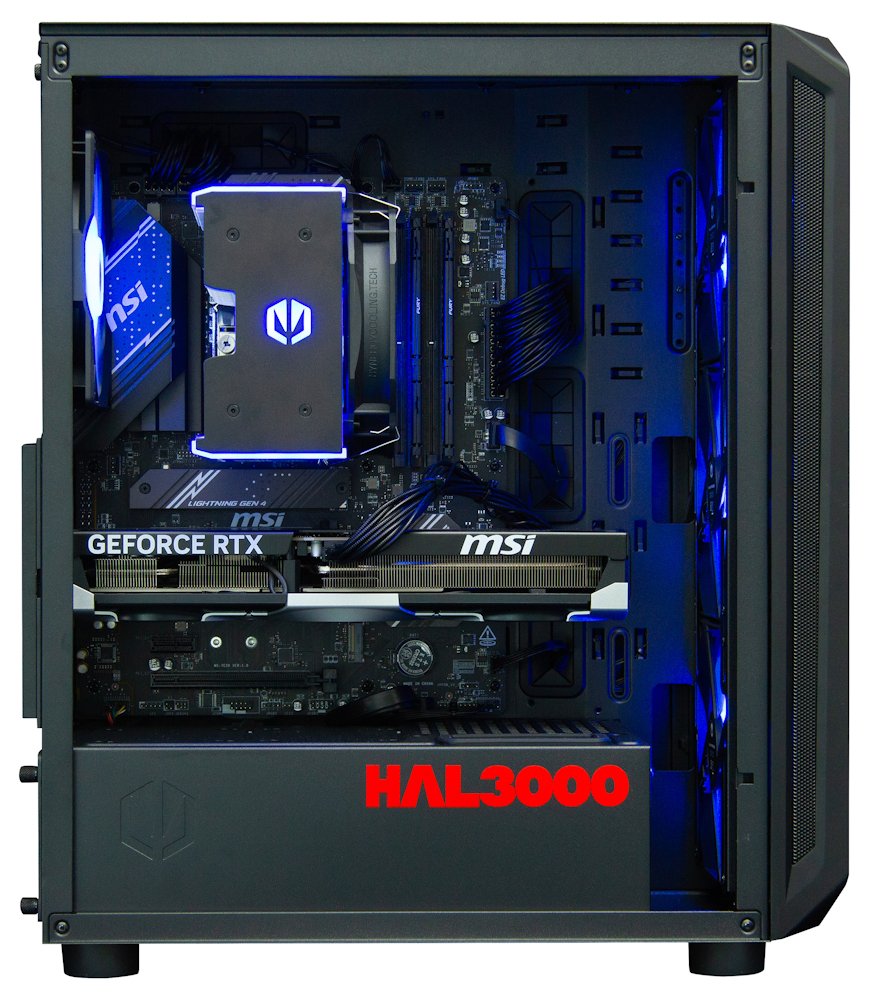 HAL3000 Alfa Gamer Pro Ti / AMD Ryzen 7 7800X3D/ 32GB DDR5/ RTX 5070 Ti/ 2TB PCIe4 SSD/ WiFi/ W11