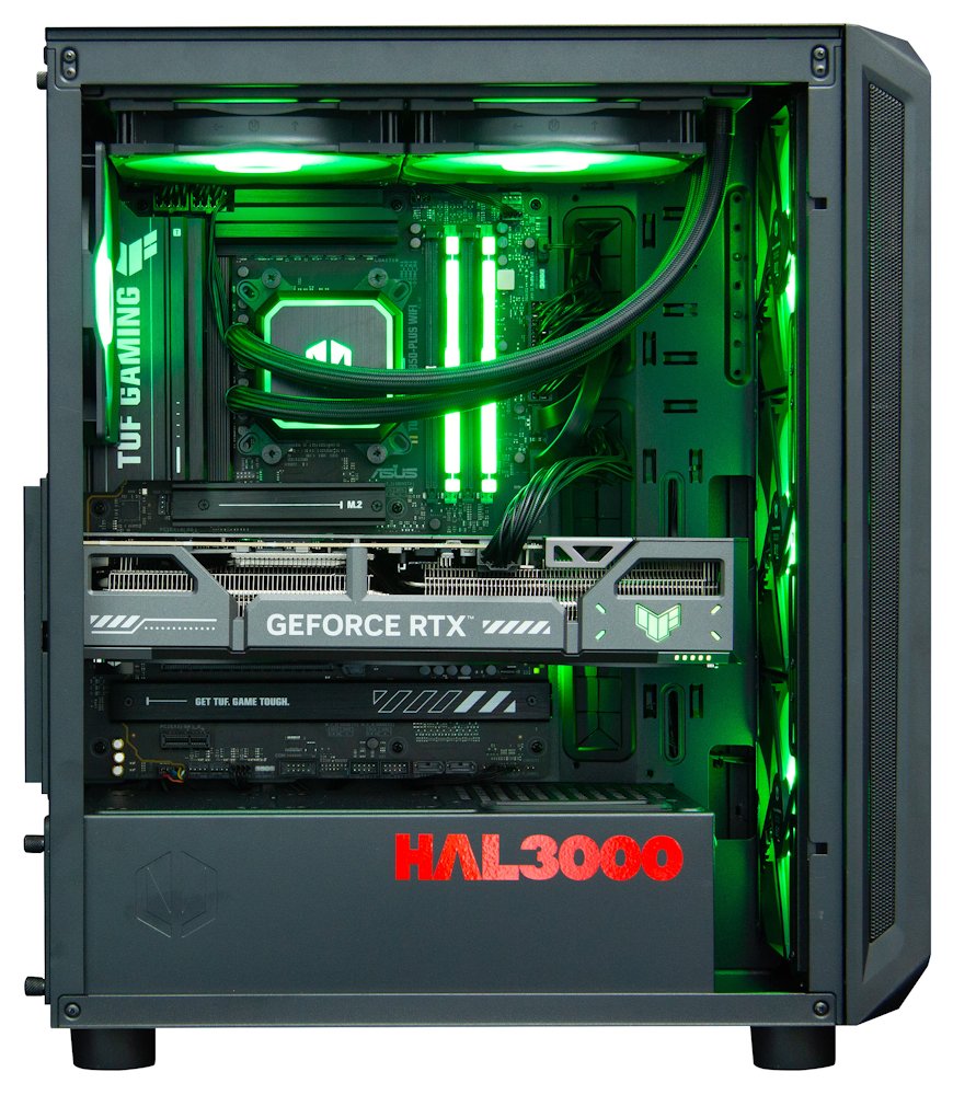 HAL3000 Alfa Gamer Elite Ti / AMD Ryzen 7 9800X3D/ 32GB DDR5/ RTX 5070 Ti/ 2TB PCIe4 SSD/ WiFi/ W11