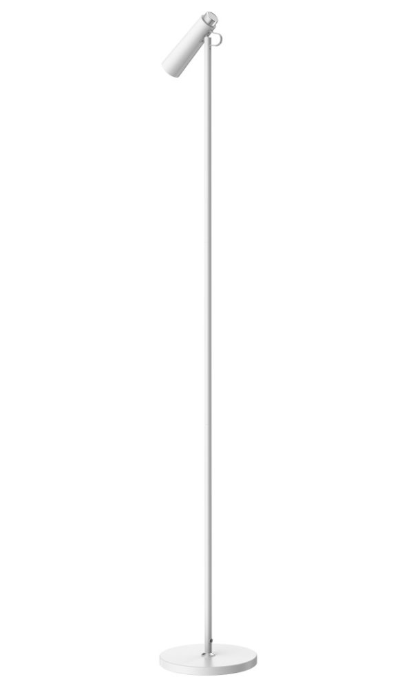 IMMAX LED podlahová lampa TIT/ 6W/ DC 12V/0,5A/ 100-240 VAC/ 400lm/ CCT/ bílá se stříbrnými prvky