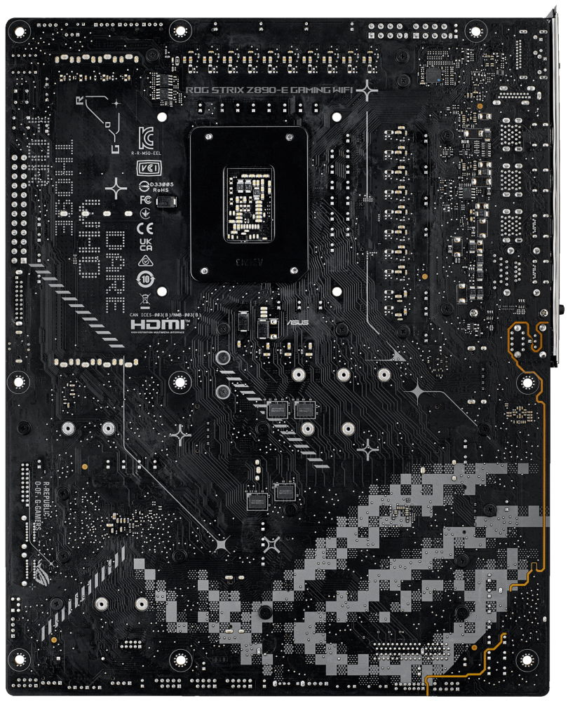 ASUS ROG STRIX Z890-E GAMING WIFI / Z890 / LGA1851 / 4x DDR5 / 7x M.2 / DP / HDMI / Wi-Fi / ATX