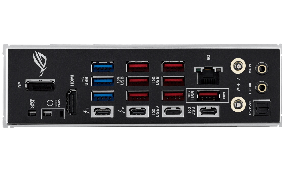 ASUS ROG STRIX Z890-E GAMING WIFI / Z890 / LGA1851 / 4x DDR5 / 7x M.2 / DP / HDMI / Wi-Fi / ATX