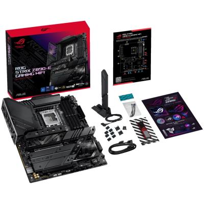 ASUS ROG STRIX Z890-E GAMING WIFI / Z890 / LGA1851 / 4x DDR5 / 7x M.2 / DP / HDMI / Wi-Fi / ATX
