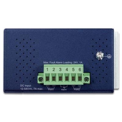 Planet IXT-900-2X1T průmyslový konvertor 1x 10G Base-T / 2x SFP+ 10GBase-X, IP40, -40~75°C, dual power, SNMP