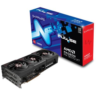 SAPPHIRE PULSE AMD RADEON RX 9070 XT GAMING 16GB / 2x HDMI / 2x DP