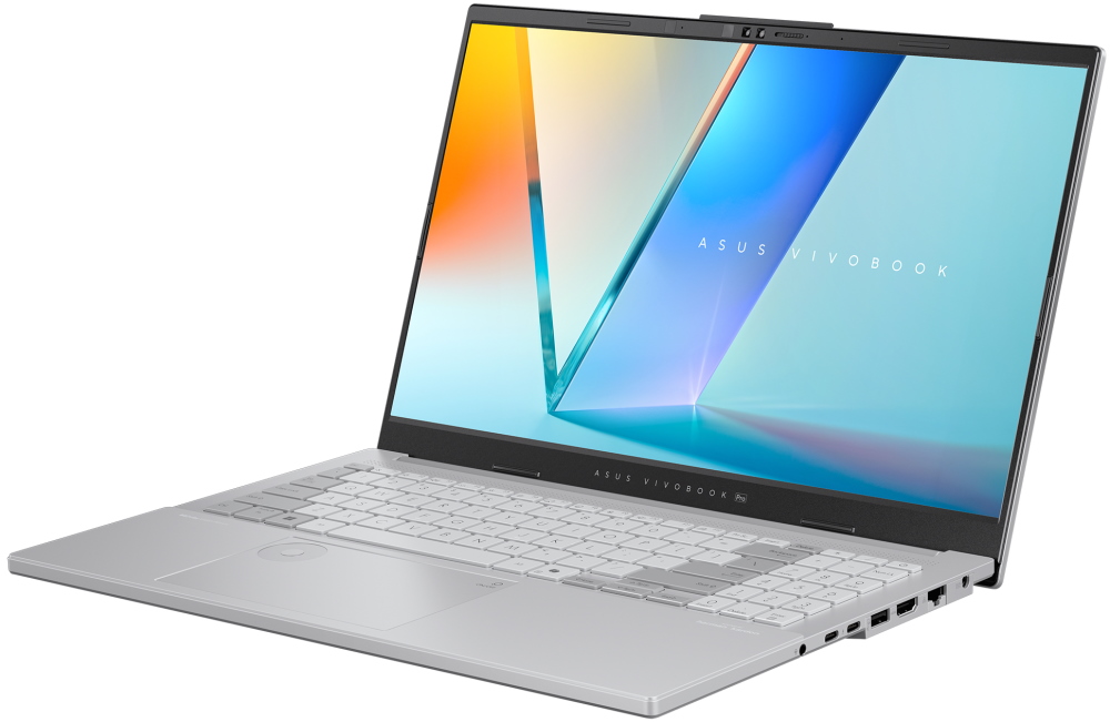 ASUS Vivobook Pro/ Core Ultra 9 285H/ 24GB/ 2 TB SSD/ RTX 4050 6GB/ 15,6"3K,120Hz,matný/ W11P/ stříbrný