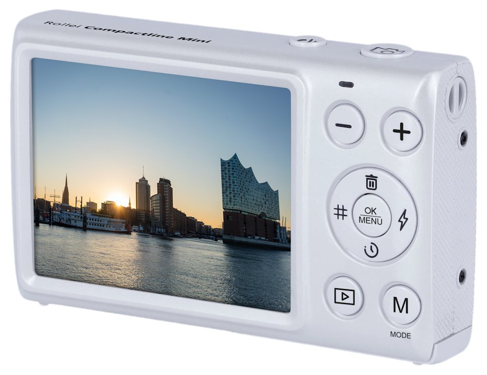 Rollei Compactline Mini/ 64 MPix/ 18x digital zoom/ 2,8 LCD/ 4K video/ Bílý