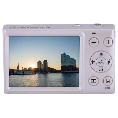 Rollei Compactline Mini/ 64 MPix/ 18x digital zoom/ 2,8 LCD/ 4K video/ Růžový